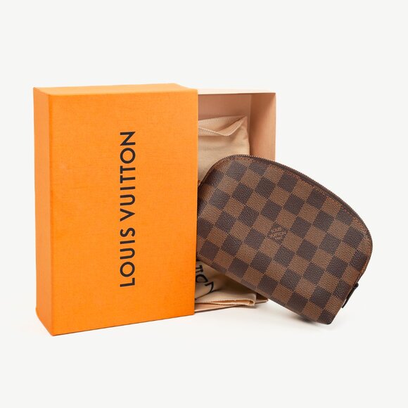 Louis Vuitton Brown Damier Ebene Cosmetic Pouch N47516 - Picture 11 of 11